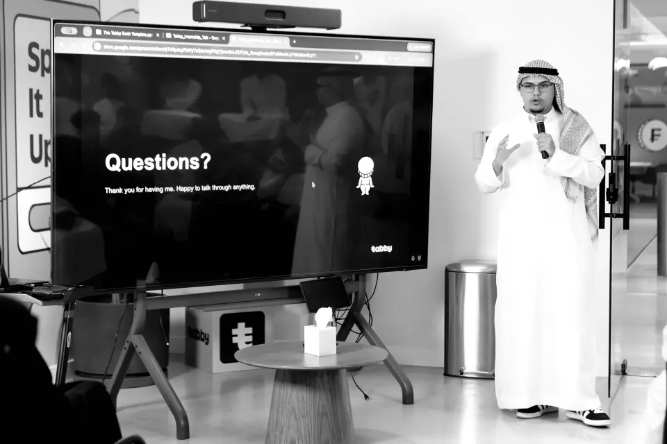 Answering questions after the talk